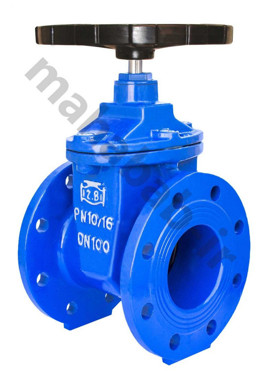 شیرکشویی چدنی زبانه لاستیکی مهاب