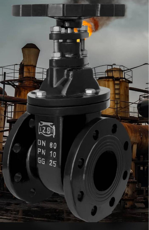 شیرکشویی چدنی زبانه فلزی قیری مهاب