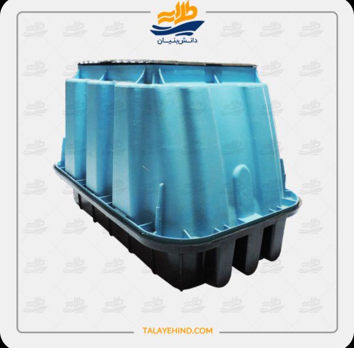 حوضچه کنتور کفی بدنه پلیمری ۴۰  آبی